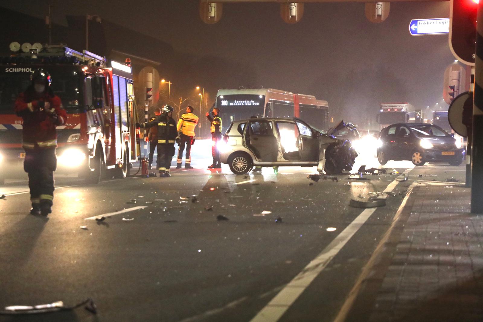 Meerdere Gewonden Bij Ongeval Fokkerweg Oude Meer